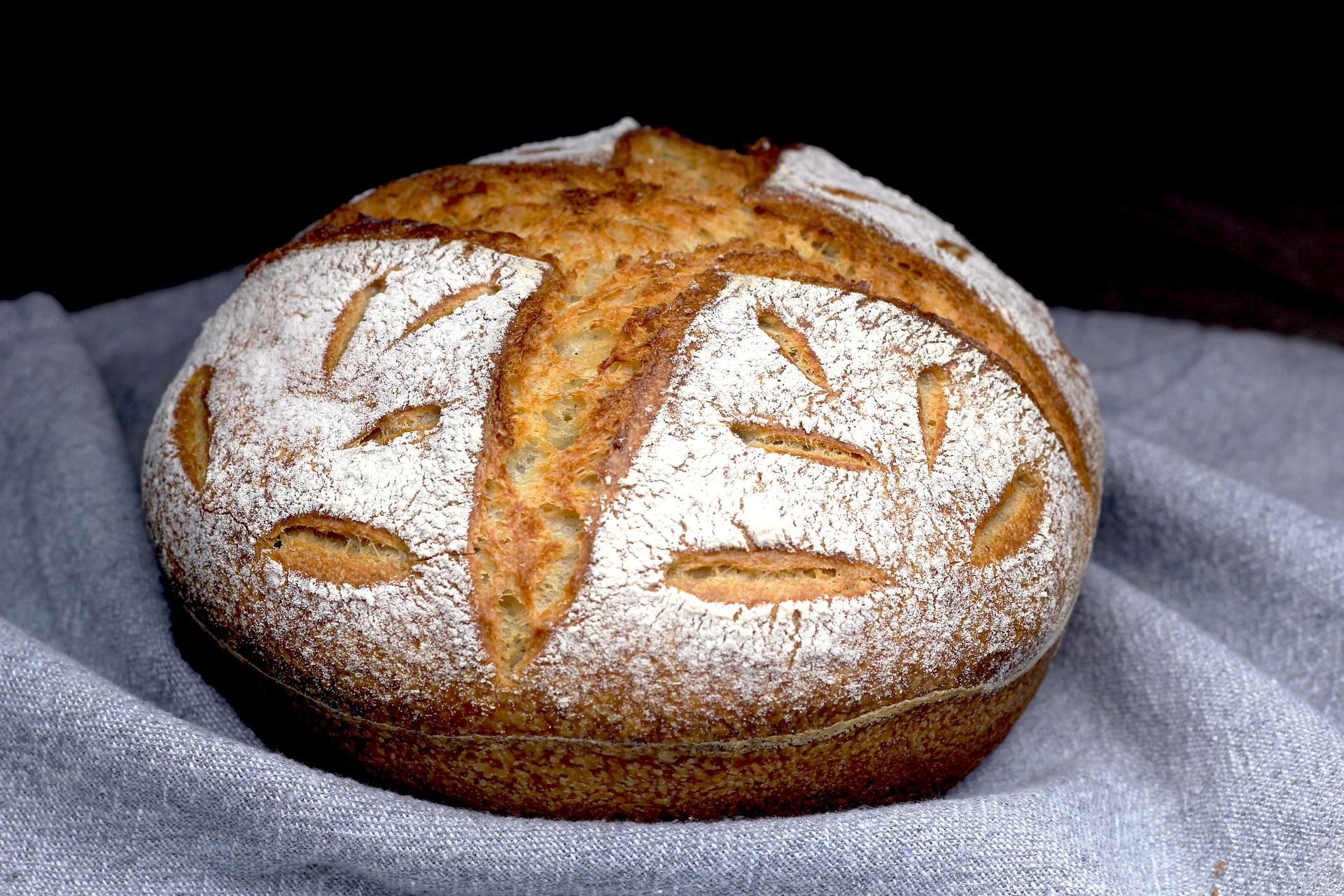 Pão feito na panela de ferro