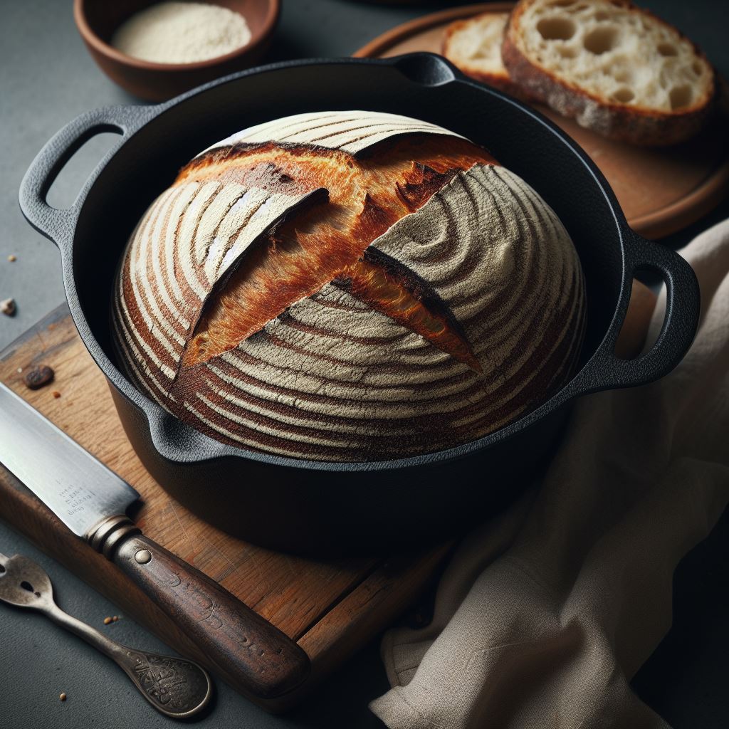 Panela de ferro para pão